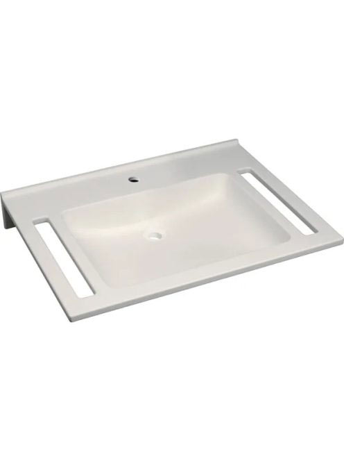 Geberit Publica akadálymentes mosdó 70x55 cm, szögletes, túl