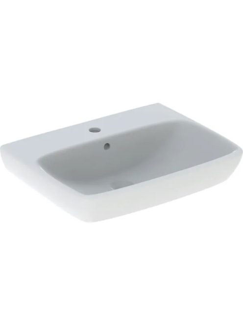 Geberit Selnova Square mosdó csaplyukkal és túlfolyóval 60 c