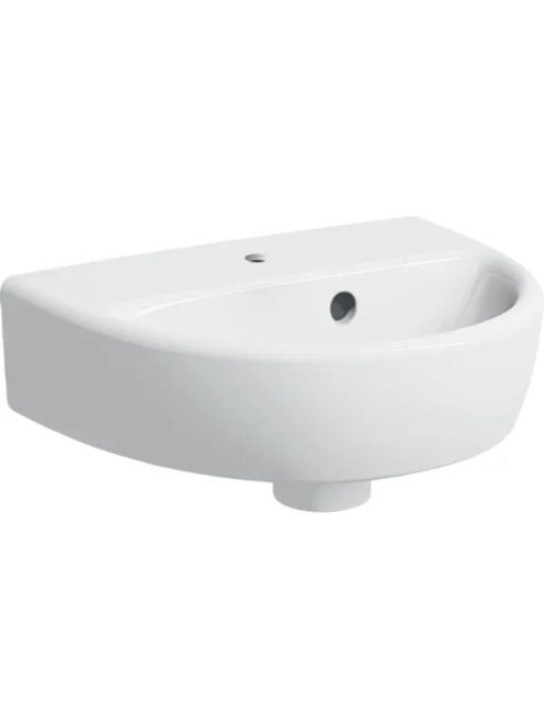 Geberit Selnova kézmosó aszimmetrikus túlfolyóval és csaplyu