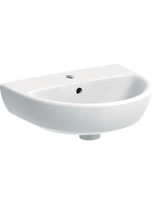 Geberit Selnova kézmosó 45x37 cm, csaplyukkal és túlfolyóval