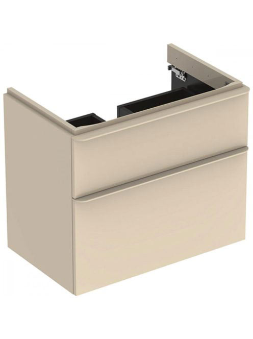 Geberit Smyle Square alsó szekrény mosdóhoz fiókkal 73,4x47