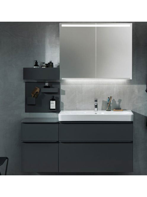 Geberit Smyle Square alsó szekrény mosdóhoz két fiókkal 88,4