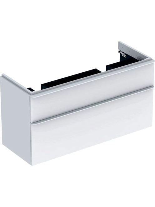 Geberit Smyle Square alsó szekrény dupla mosdóhoz fiókkal 11