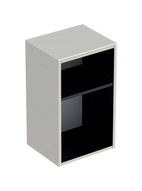 Geberit Smyle Square kiegészítő nyitott szekrény, magasfényű