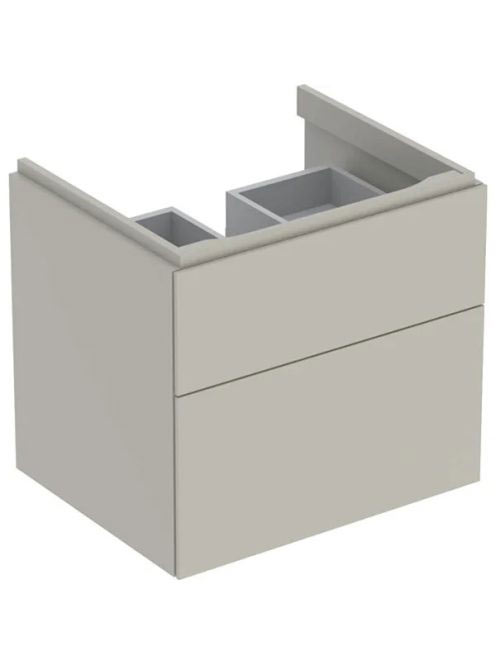 Geberit Xeno² alsó szekrény mosdóhoz 58x46,2 cm, két fiókkal