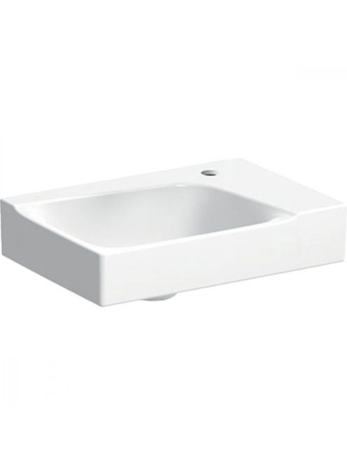 Geberit Xeno² kézmosó 40x28cm csaplyuk jobb oldalt, túlfolyó