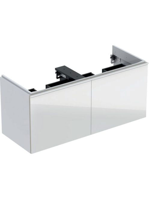 Geberit Acanto alsó szekrény dupla mosdóhoz, két fiókkal 120