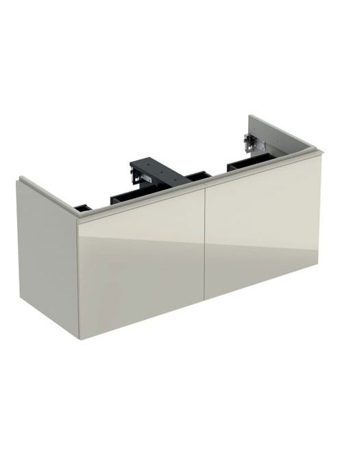 Geberit Acanto alsó szekrény dupla mosdóhoz, két fiókkal 120