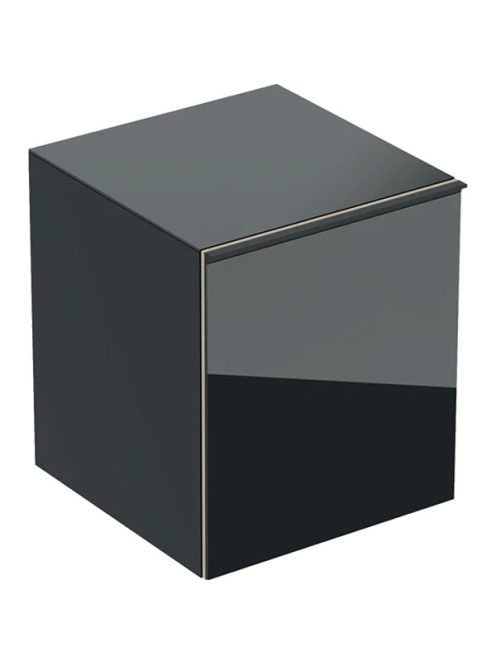 Geberit Acanto oldalsó szekrény egy fiókkal 45x52 cm, fekete