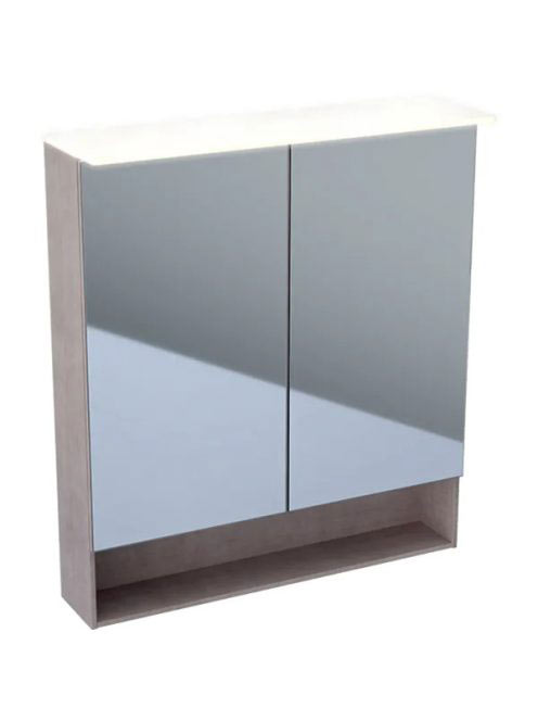 Geberit Acanto tükrös szekrény 75x83 cm, fakó tölgy 500.645.