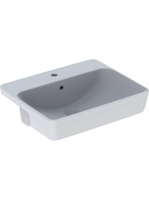 Geberit VariForm félig beépíthető négyszögletes mosdó 55 cm,