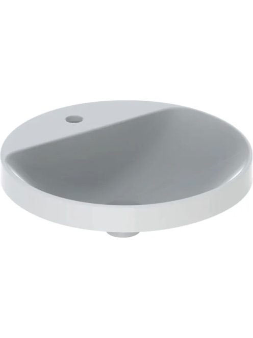 Geberit VariForm beépíthető mosdó, kerek, csaplyuk-peremmel,
