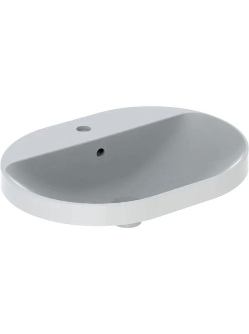 Geberit VariForm beépíthető mosdó 60 cm, ellipszis alakú, cs