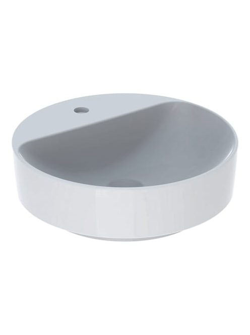 Geberit VariForm pultra ültethető mosdó, kerek, csaplyuk-per