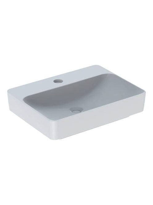 Geberit VariForm pultra ültethető mosdó, szögletes, csaplyuk