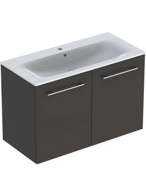 Geberit Selnova Square 2 ajtós mosdószekrény 100 cm, keskeny