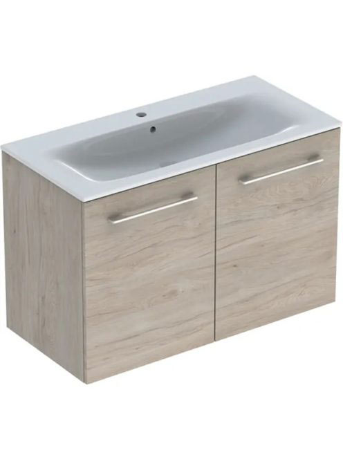 Geberit Selnova Square 2 ajtós mosdószekrény 100 cm, keskeny