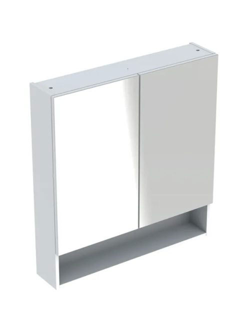 Geberit Selnova Square 2 ajtós tükrös szekrény 58,8x85 cm, m