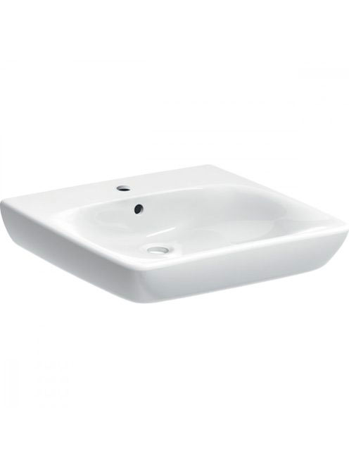 Geberit Selnova Comfort akadálymentes kerámia mosdó 55x55 cm