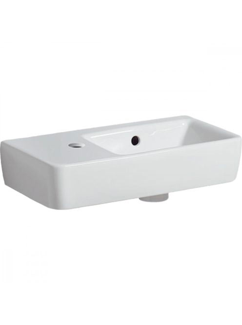 Geberit Selnova Compact balos kézmosó 50x25 cm túlfolyóval,