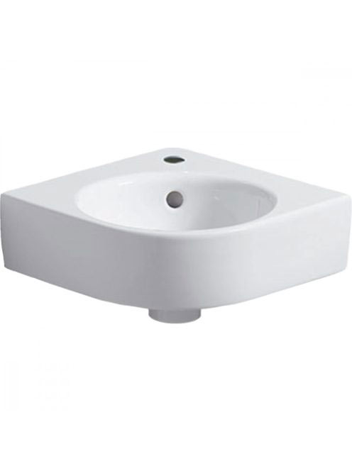 Geberit Selnova Compact sarok 45x39.5 cm kézmosó túlfolyóval