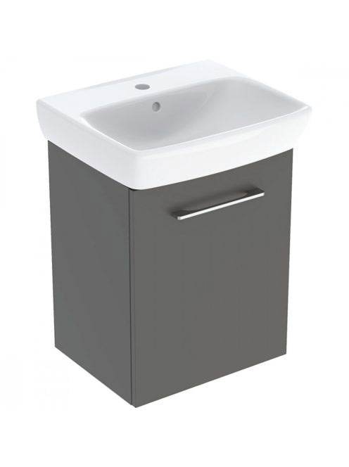 Geberit Selnova Square 1 ajtós mosdószekrény kézmosóval 50x6