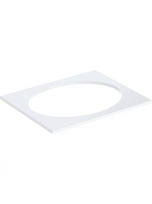 Geberit Selnova Square mosdópult 59,1x47,5 cm, fényes fehér