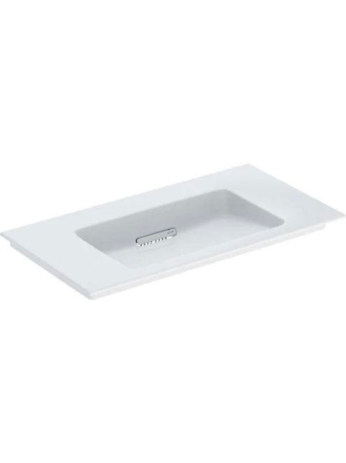 Geberit ONE mosdó hátsó lefolyóval 90x48 cm túlfolyó és csap