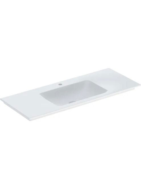 Geberit One beépíthető mosdó 120x48 cm csaplyukkal, túlfolyó