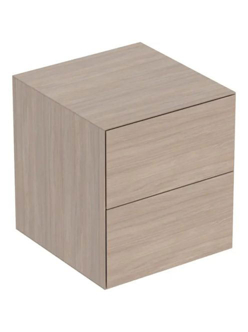 Geberit One oldalsó szekrény két fiókkal 45x47 cm, tölgy 505