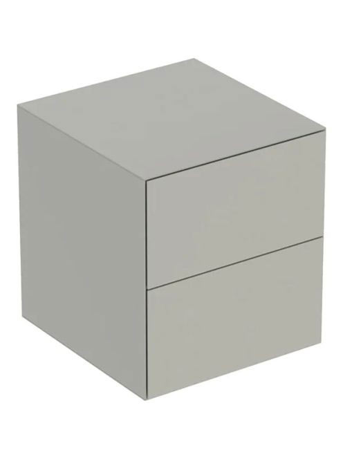 Geberit One oldalsó szekrény két fiókkal 45x47 cm, matt grei
