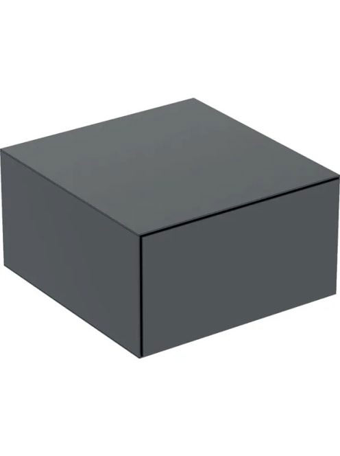 Geberit One oldalsó szekrény egy fiókkal 45x47 cm, matt feke