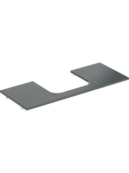 Geberit One márványhatású mosdópult középső kivágással, pult