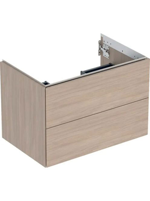 Geberit One alsó szekrény mosdóhoz 2 fiókkal 74x47 cm, tölgy