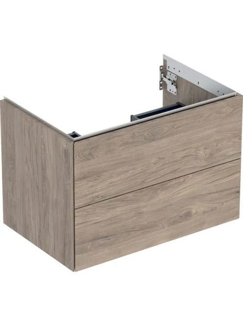 Geberit One alsó szekrény mosdóhoz 2 fiókkal 74x47 cm, hikor
