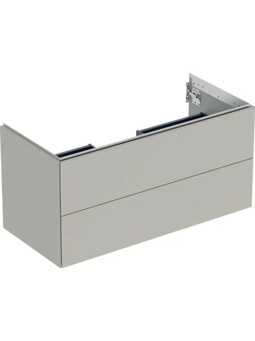 Geberit One mosdószekrény két fiókkal 105x47 cm, matt greige