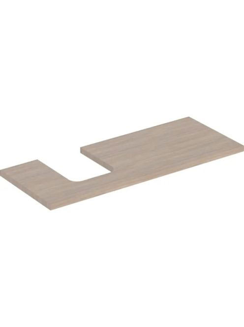 Geberit One mosdópult bal oldali kivágással 120x47 cm, pultr