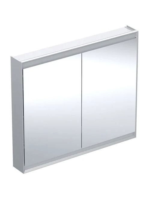 Geberit One tükrös szekrény két ajtóval 105x90 cm, világítás