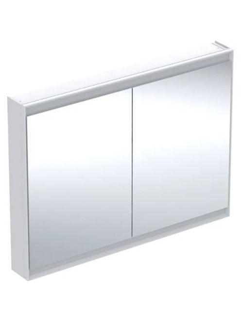 Geberit One tükrös szekrény két ajtóval 120x90 cm, világítás