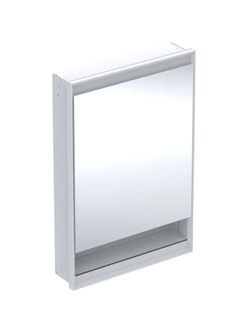 Geberit One balra nyíló tükrös szekrény polccal és világítás