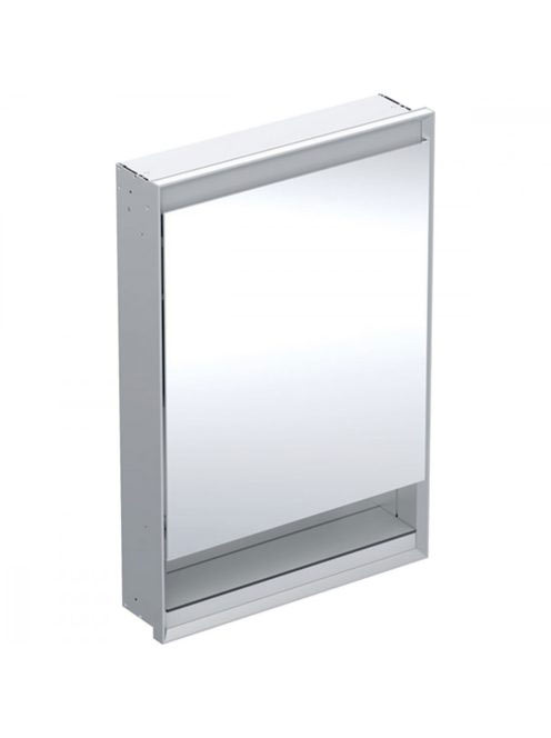 Geberit One jobbra nyíló tükrös szekrény polccal és világítá