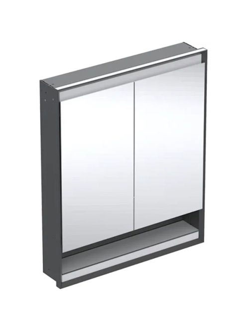 Geberit One tükrös szekrény polccal és ComfortLight világítá