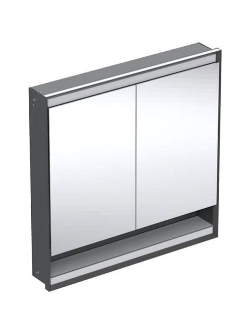 Geberit One tükrös szekrény polccal és ComfortLight világítá