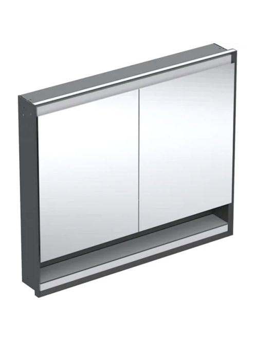 Geberit One tükrös szekrény polccal és ComfortLight világítá