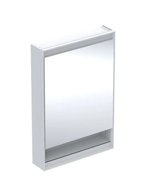 Geberit One tükrös szekrény nyitott polccal és világítással