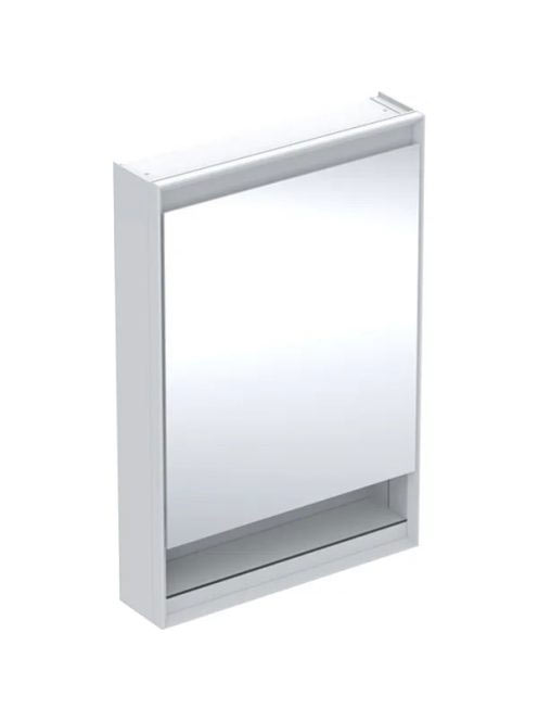 Geberit One tükrös szekrény nyitott polccal és világítással