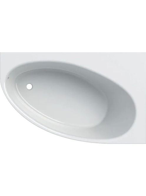 Geberit Selnova 160x100 cm aszimmetrikus fürdőkád lábakkal,