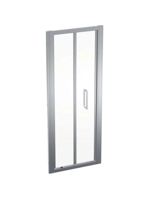 Geberit Geo összecsukható ajtó 76x190 cm, átlátszó üveggel,