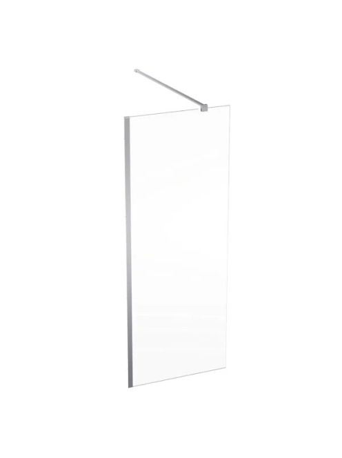 Geberit GEO Walk-In fix oldalfal 80x200 cm átlátszó üveg, Re