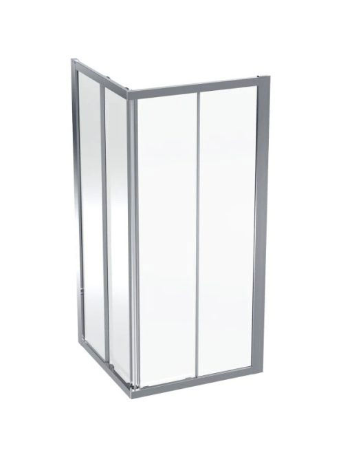 Geberit GEO szögletes zuhanykabin 90x190 cm átlátszó üveggel